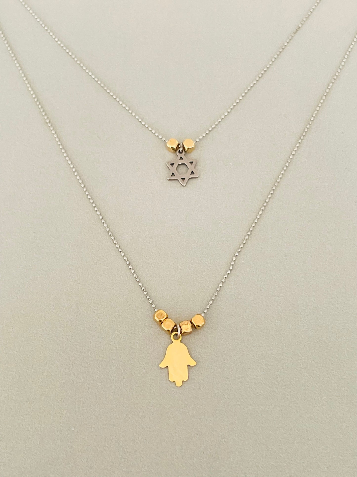 Shiny Hamsa Necklace