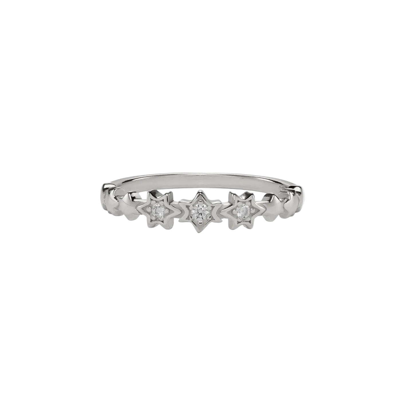 Tripple Star of David Stacking Ring