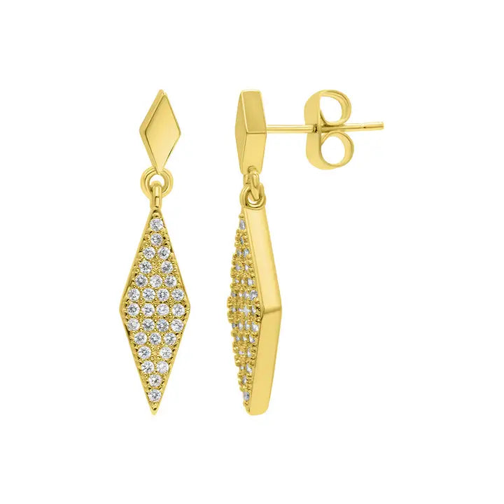 Diamond Drop Earrings