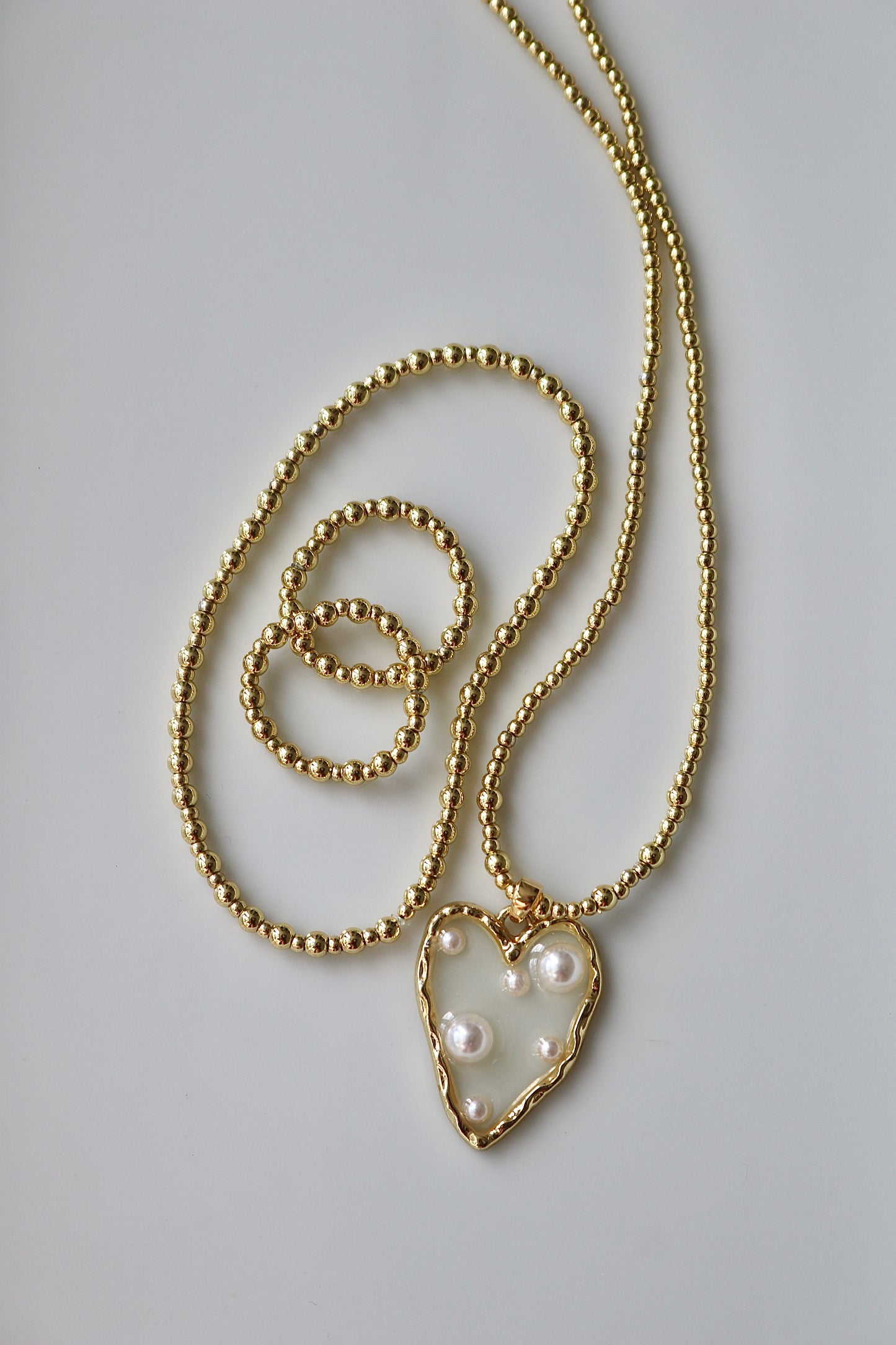 Hearts of Pearl Necklace