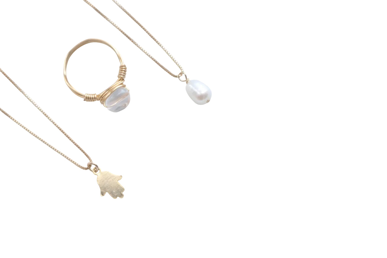 Gold Hamsa Necklace