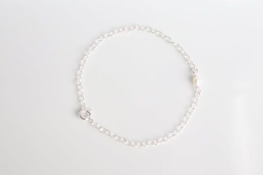 Silver Pearl Bracelet