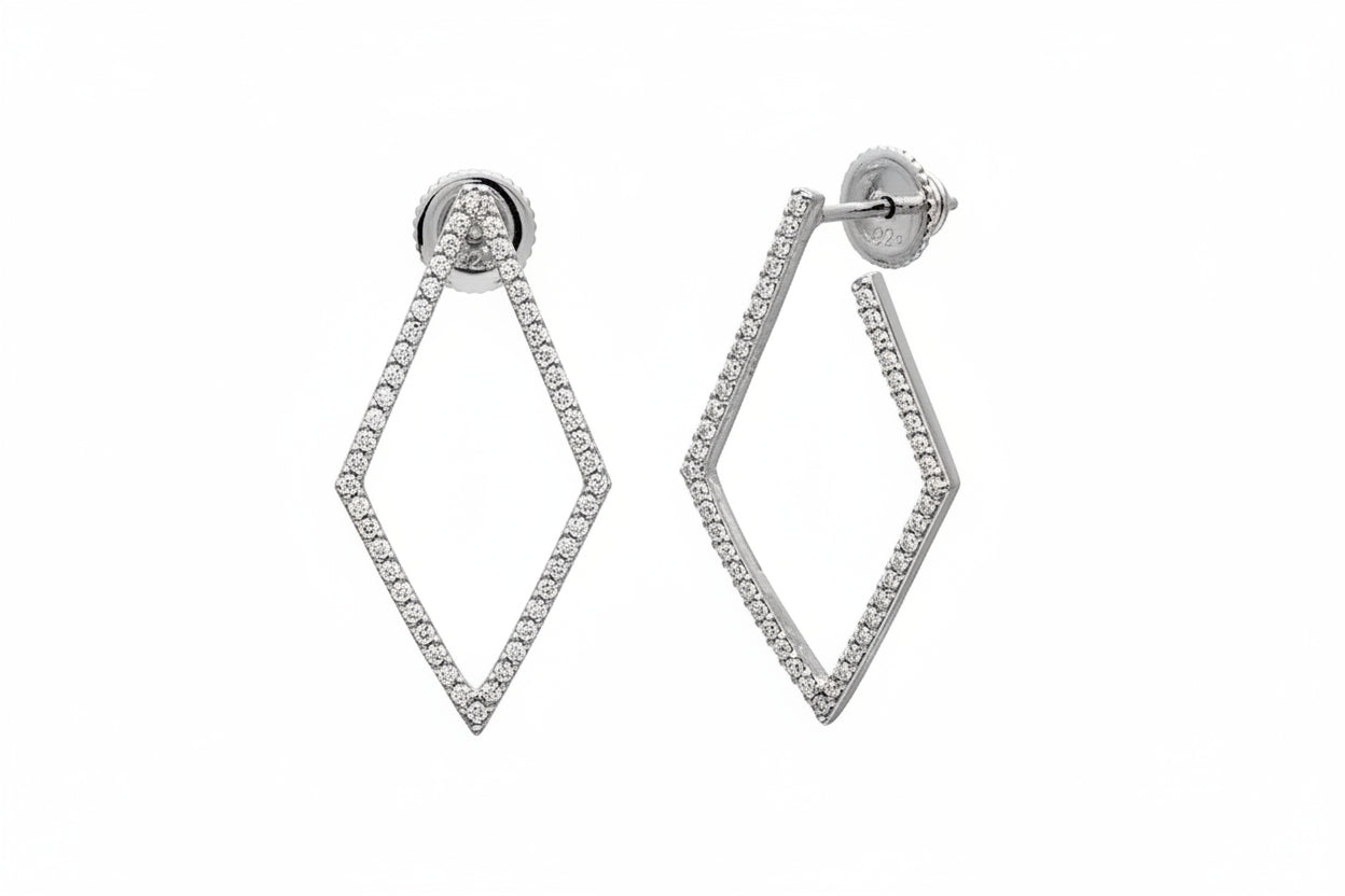 Geometric Wrap Around Hoop Earrings