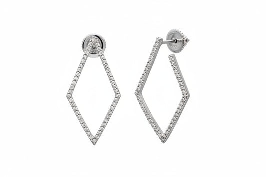 Geometric Wrap Around Hoop Earrings