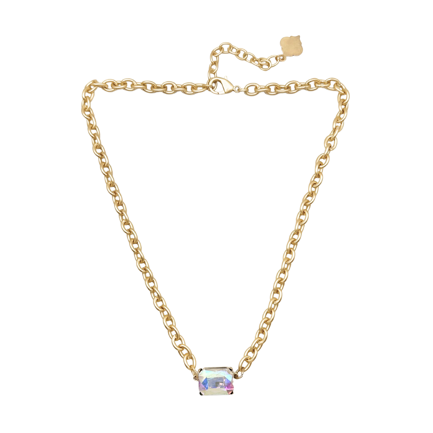 Trinity Necklace - Nicole - Brush Gold