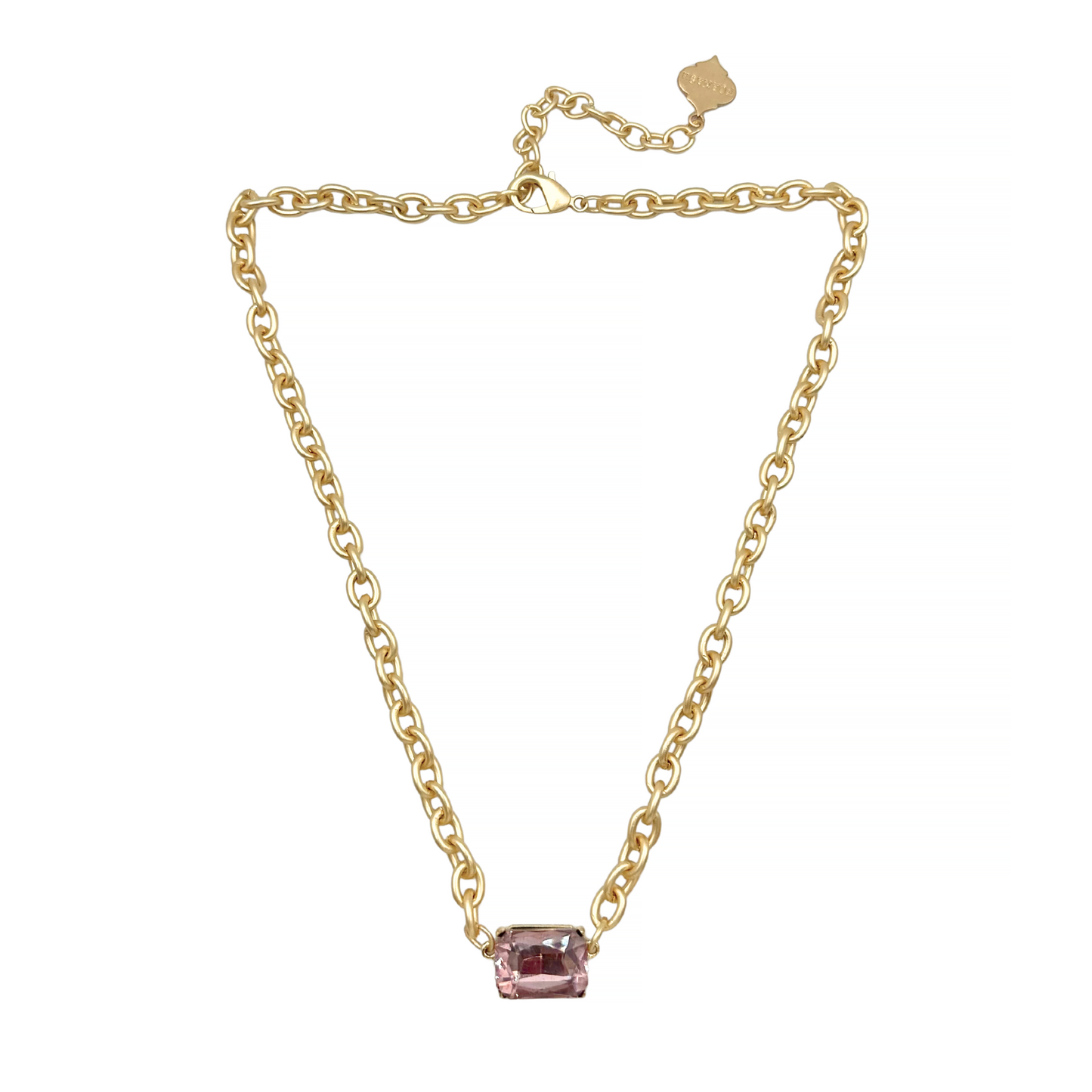 Trinity Necklace - Nicole - Brush Gold