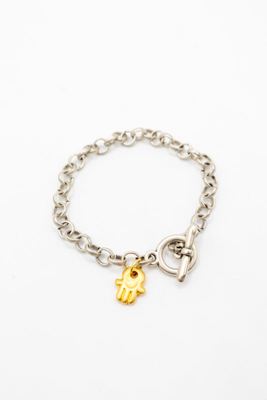 Hamsa link Chain Bracelet