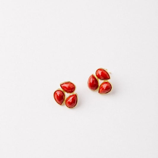 Vega Ed Red Earrings