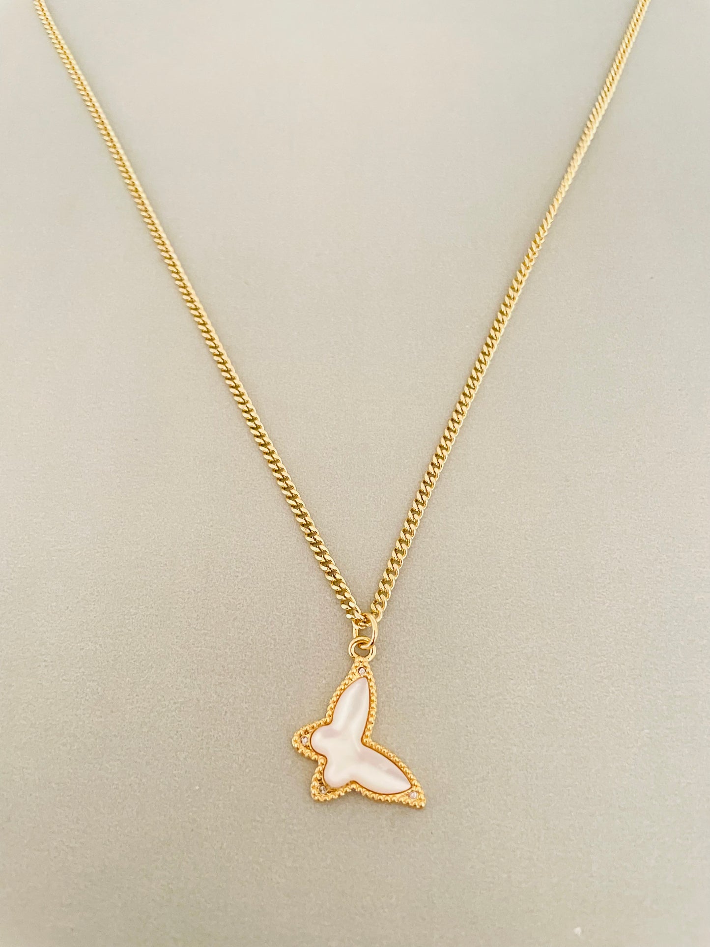 Pearl Butterfly Necklace