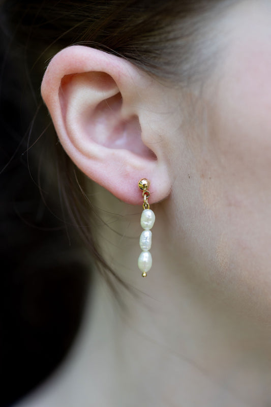 Pearl Drop Studs
