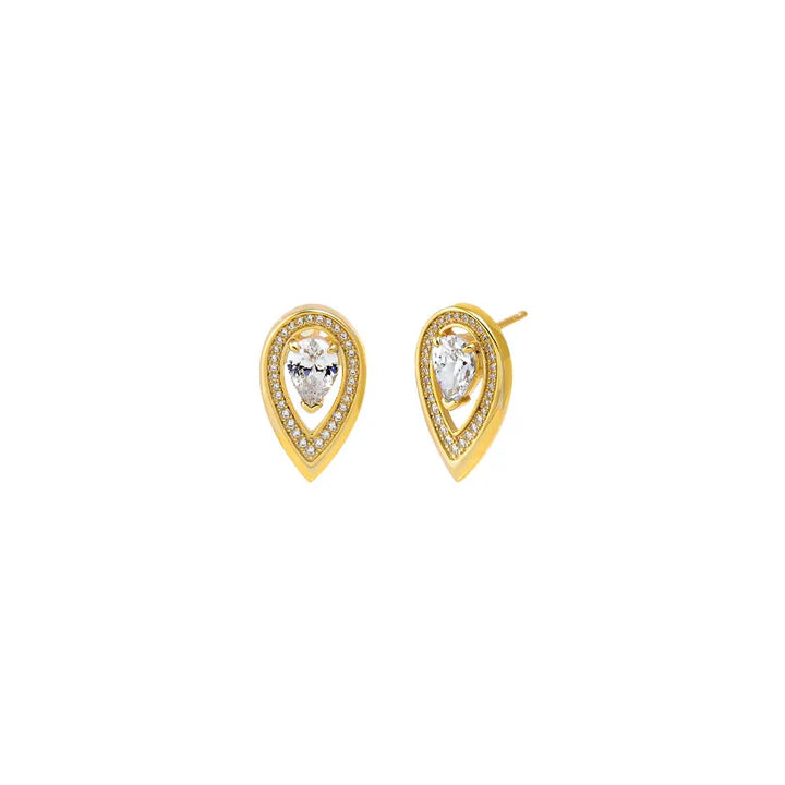 Teardrop Stud Earring