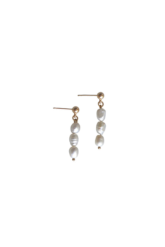 Pearl Drop Studs