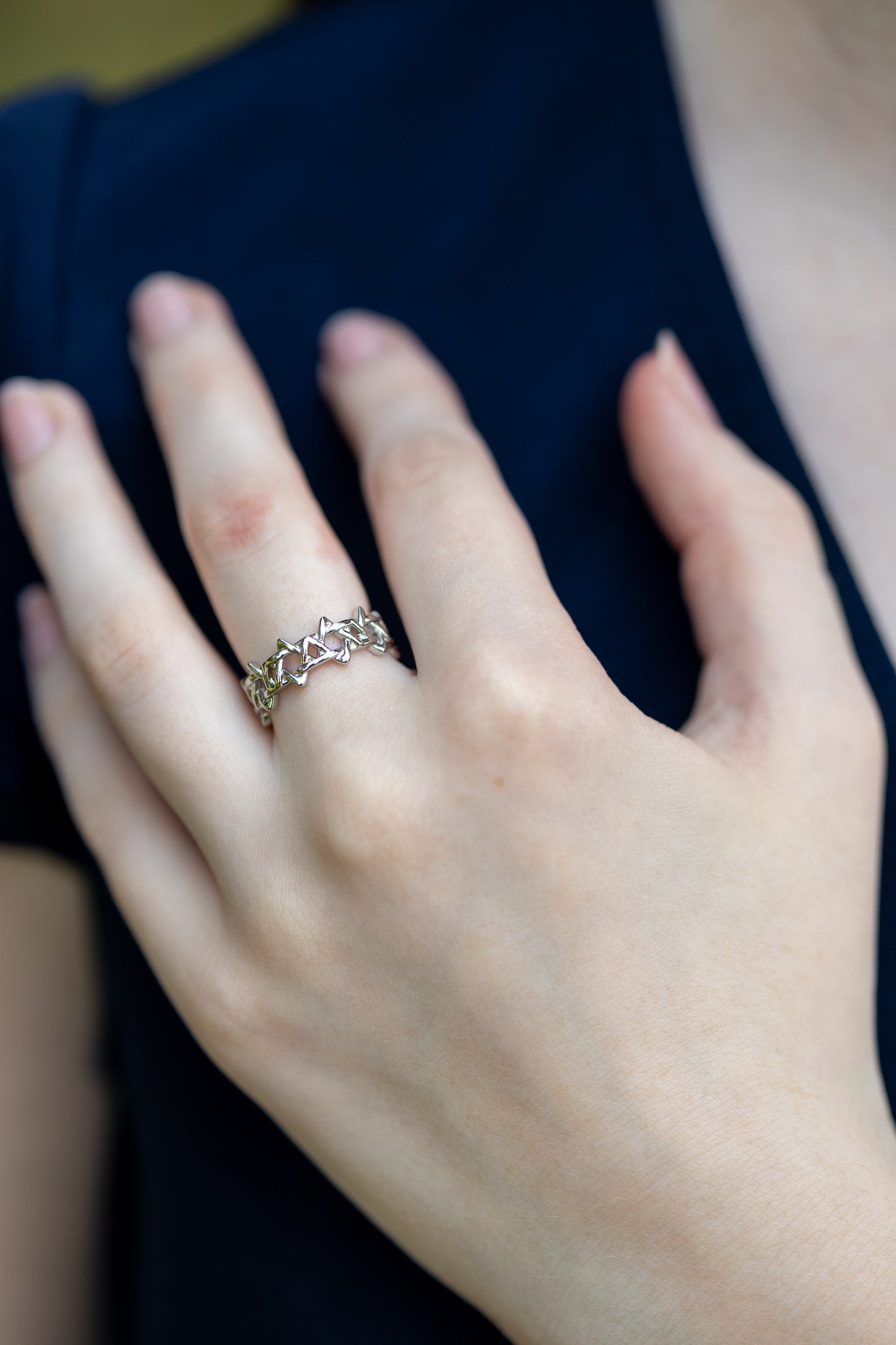 Multiple Jewish Star Ring