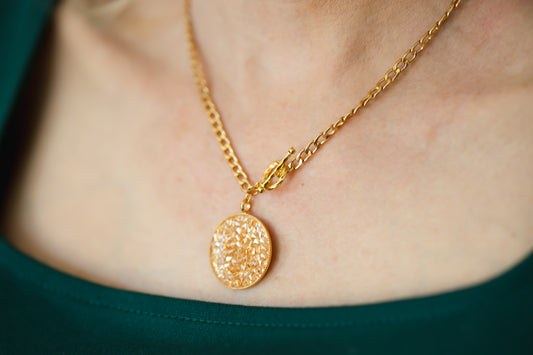 Swarovski Disc Necklace