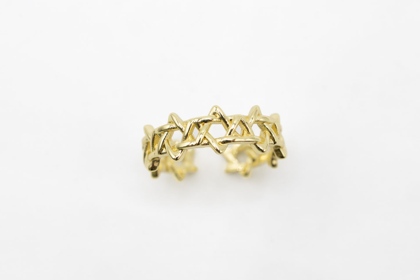 Multiple Jewish Star Ring
