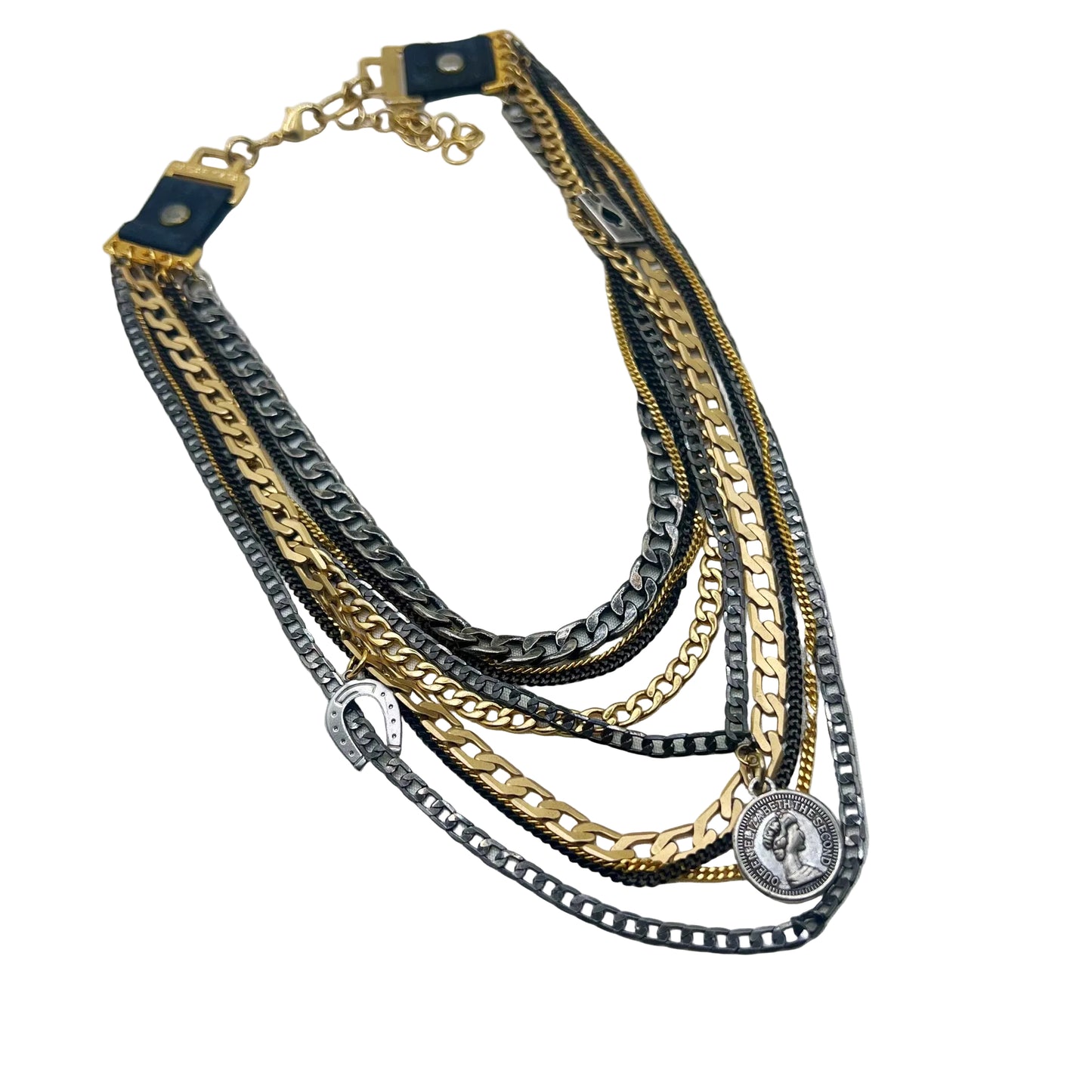 Gourmet Gold Card Necklace