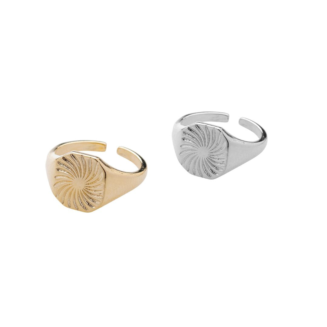 Sun Signet Ring