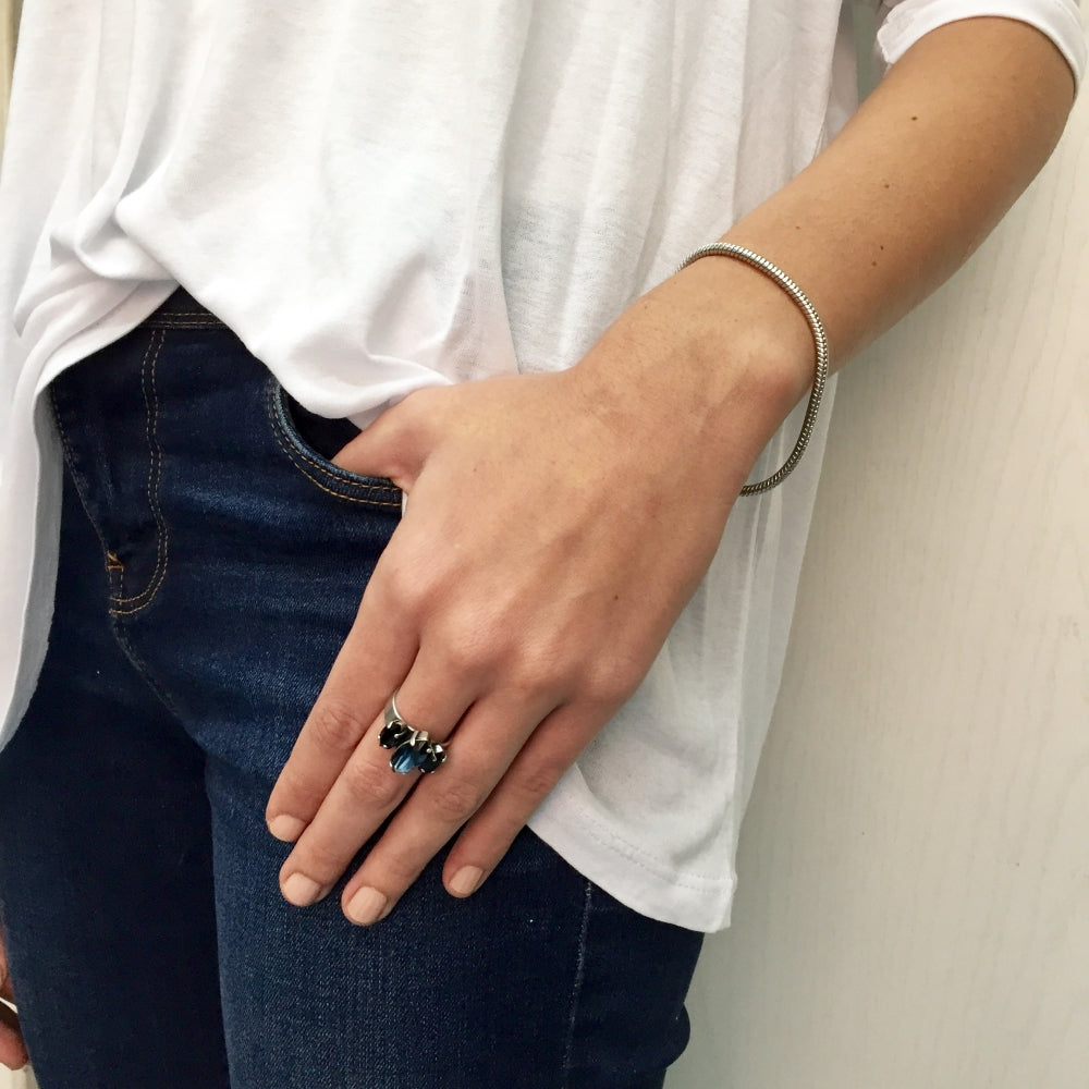 Silver Swarovski Ring