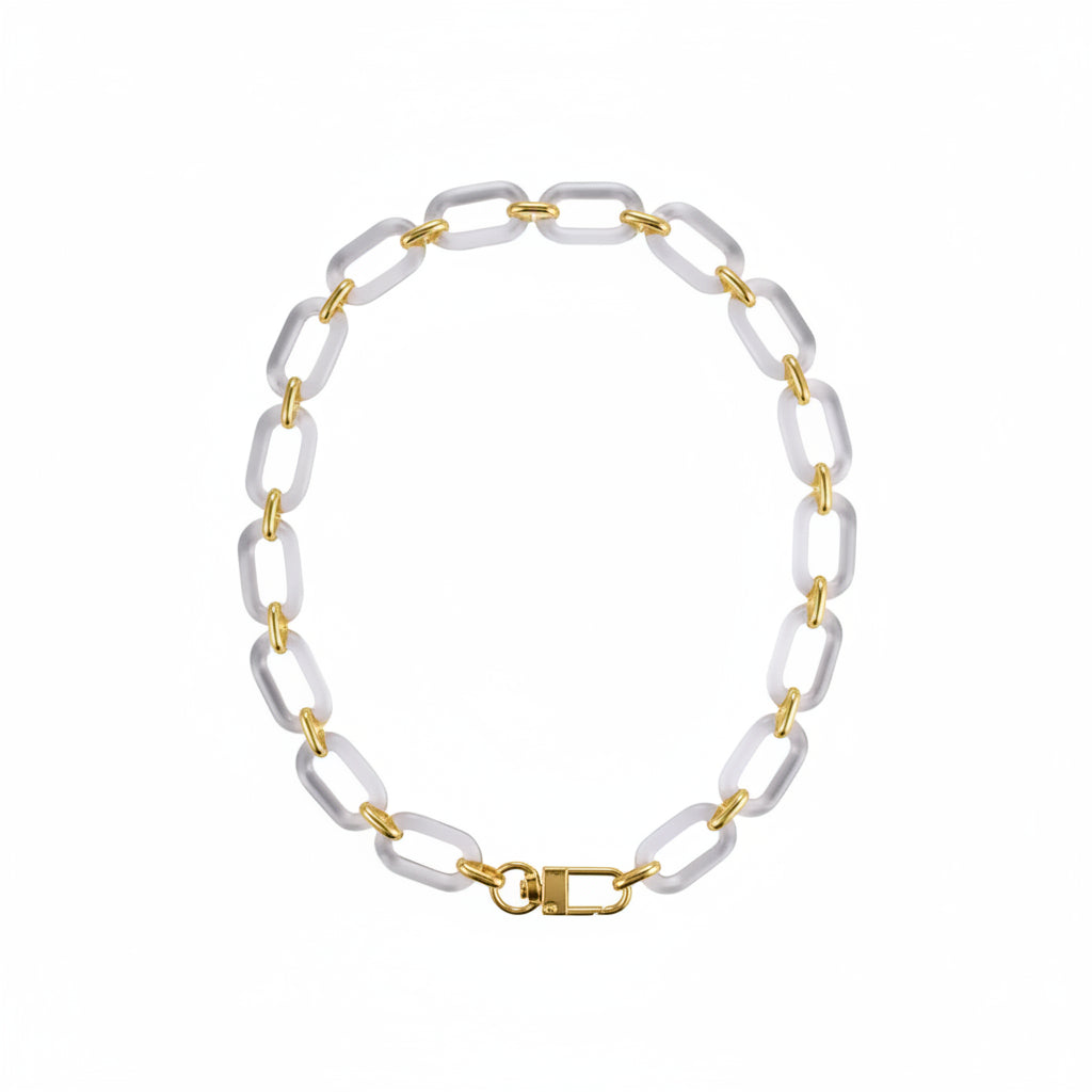 Lucite Chain Necklace