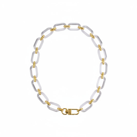 Lucite Chain Necklace