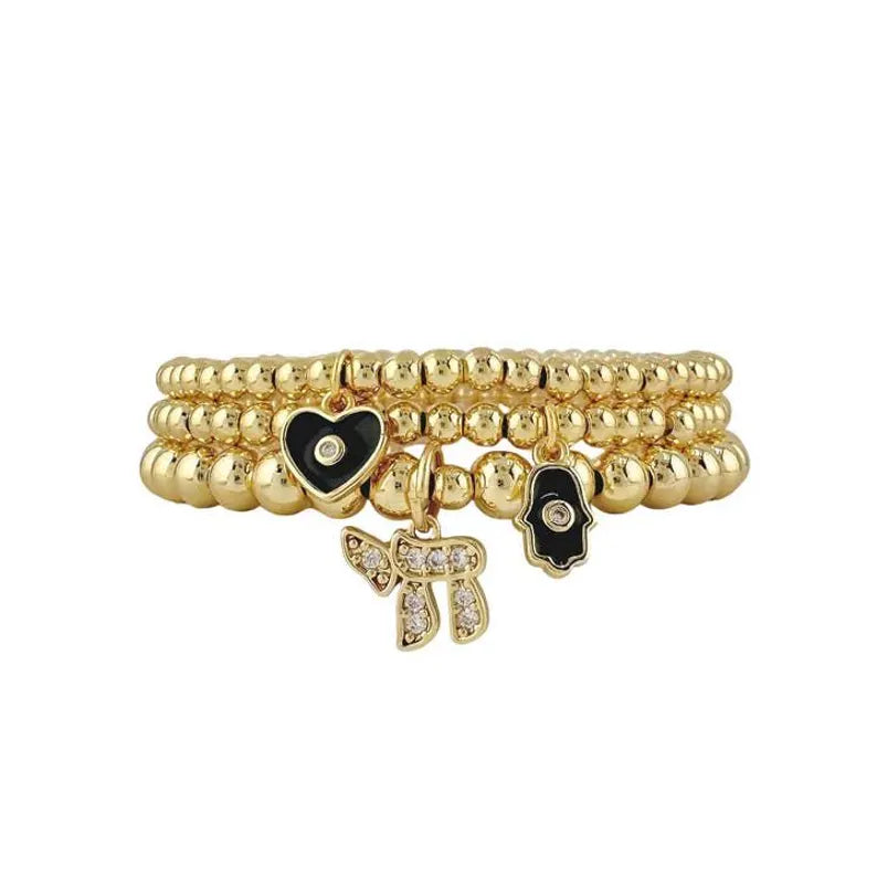 The Chai, Eye Hamsa Bracelet